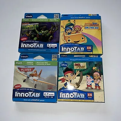 VTech InnoTab Game Lot Disney Planes Jake Pirates Teenage Turtles Umizoom(O) • $49.99