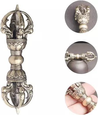 1Pcs Handmade Tibetan Buddhism Dorje Vajra Phurba Brass Amulet Nepal Collectible • $15.94