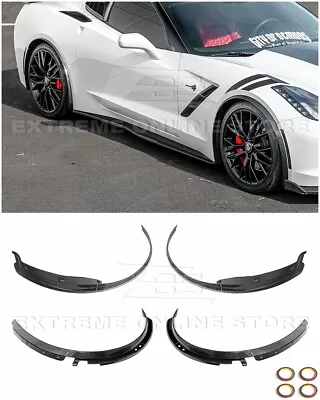 For 14-19 Corvette C7 Z06 CARBON FIBER Front Rear Quarter Fender Flare Extension • $5789.98