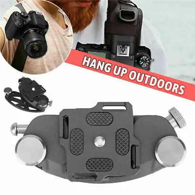 SLR Camera Clip Quick Release Waist Belt Holster Backpack Hanger Quick Strap • £9.69