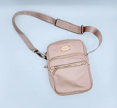 Michael Michael Kors Bedford Zip Flight Bag Crossbody- Ballet Pink Slipper • $49.95