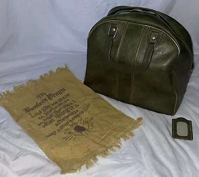 Vintage Gladding Corp Bowling Bag With Metal Rack Holds Shoes And Ball  • $37.49