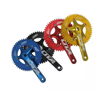 48T Racing OTA Aluminum Crankset Single Speed Track MTB Fixed Gear Bike Cranks • $98.92