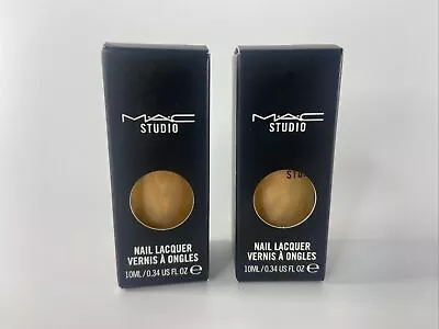 Lot Of 2 Mac Studio Nail Lacquer Vernis A Ongles - Pink Pearl - 0.34 Oz Beauty • $8.99