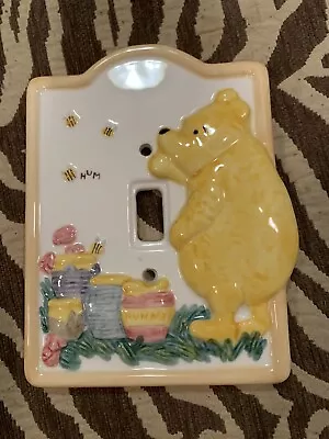 Classic Pooh Porcelain Light Switch Cover By Charpente • $42