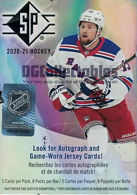 2020-21 Upper Deck Sp Nhl Ice Hockey Factory Sealed 8-pack Blaster Box Brand New • $59.95