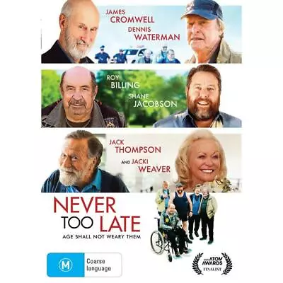 Never Too Late (Dvd2021) • $22