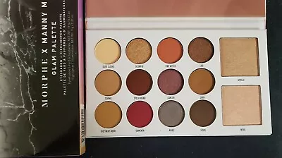 Morphe X Manny MUA Glam Palette Eyeshadow And Highlighter Palette New In Box • $14.99