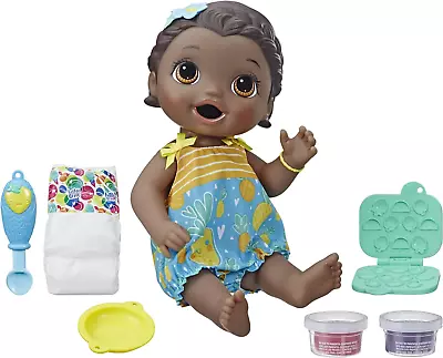 Baby Alive Super Snacks Lily Doll That Eats With Reusable Food Spoon And 3 ... • $40.05