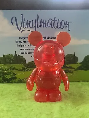 DISNEY Vinylmation 3  Park Set 1 Clear Series Red • $7.99