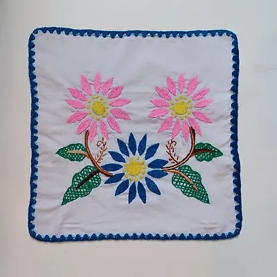 Tortilla Servilleta Authentic Hand Embroidered Dinner Napkin Mexican Bordada • $30