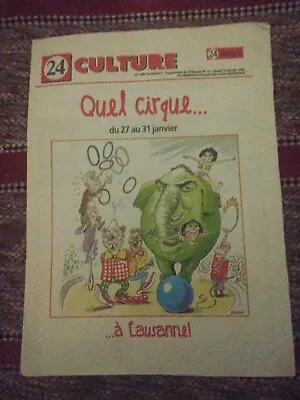 A Newspaper Supplement Advertising A Swiss Circus (1999). • $3.50