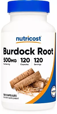 Nutricost Burdock Root 500mg 120 Capsules • $11.95