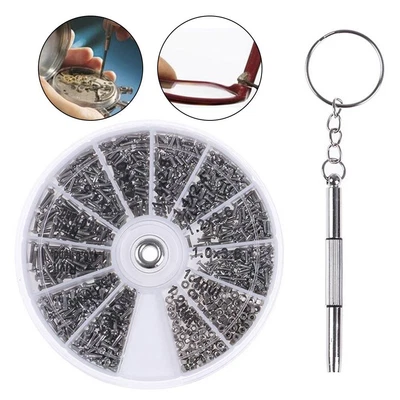 $14.13 • Buy Spectacles Screws Nuts Sunglasses Repair Kit Tool Glasses Screws Set