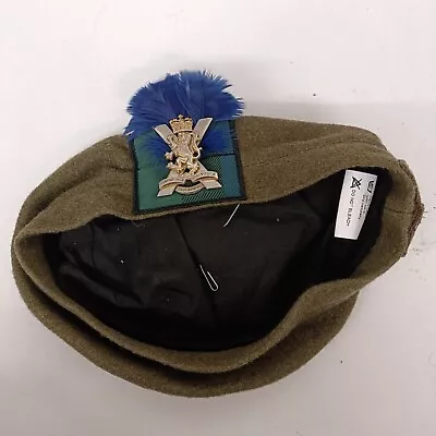 Royal Regiment Of Scotland Tam O Shanter Bonnet Blue Hackle 56cm British Army • £42.50