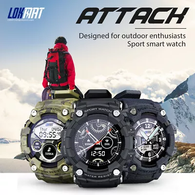 Military Rugged Smart Watch Outdoor Sports Heart Rate Fitness Tracker Blood NEW • $36.99