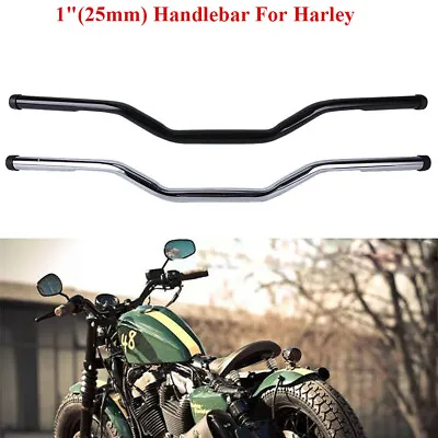 Motorcycle 1  Tracker Drag Bar Handlebars For Harley Chopper Bobber Cafe Racer • $42.25