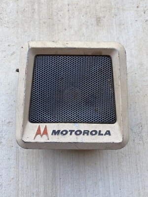 Motorola Speaker Civil Defense Police ADAM 12 1960s 70s W/ Bracket TSN 6000A -1 • £57.10
