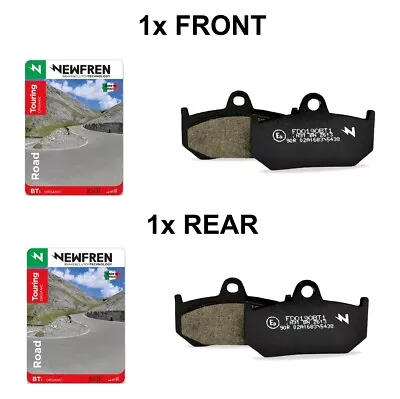 Newfren Road Organic Brake Pad Full Set For SUZUKI GSX250F ACROSS 1990-2000 • $103.93