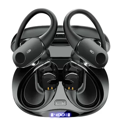 Sweatproof Wireless Earbuds Bluetooth Earphones Headphones Sport Gym Earbuds LCD • $38.94