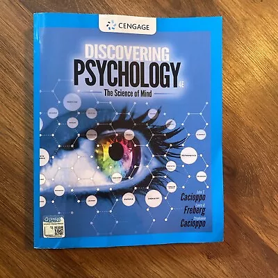 Discovering Psychology : The Science Of Mind  4e By John T Cacioppo Used • $50