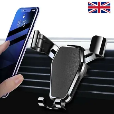 Car Phone Holder Air Vent Mount Universal Gravity Stand Cradle Mobile Phone • £5.09