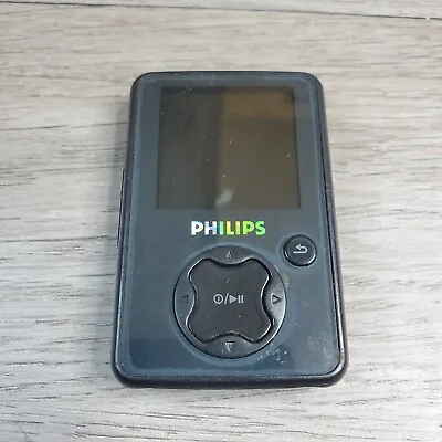 Philips SA3025 2GB Digital Media MP3 Player Black NEEDS BATTERY  • $9.79