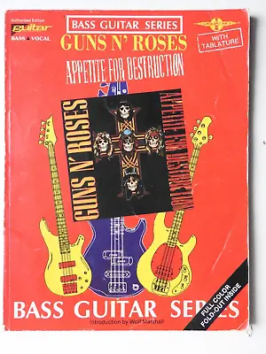 Appetite For Destruction - Guns N' Roses - Bass Guitar Series Tab Tablature PB • £12.99