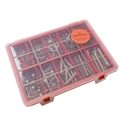 £55.01 • Buy Mixed Kit Of Countersunk Socket Set Screws/Bolts In A4 Stainless Sizes M4 To M10