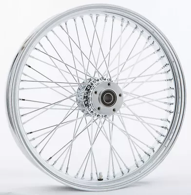 HardDrive Front 60 Spoke Wheel Dual Disc 21 X 3.5 Harley 00-Up Custom Wide Hub • $314.06