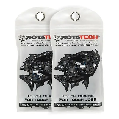 10  ROTATECH® Chainsaw Saw Chain *PACK OF 2* Fits Mitox Parkline 10  Pole Saws • £14.49