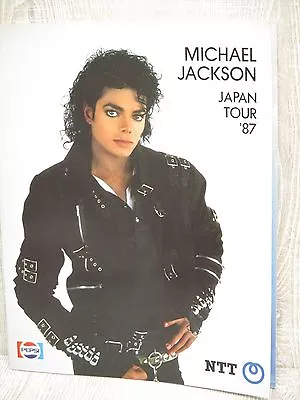 MICHAEL JACKSON Japan Tour 87 Concert Program Art Fan Book • $49