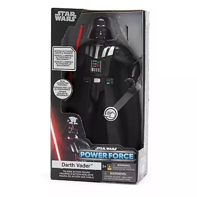 Star Wars Disney Store Darth Vader Talking Action Figure Phrases & Lightsabe... • £17