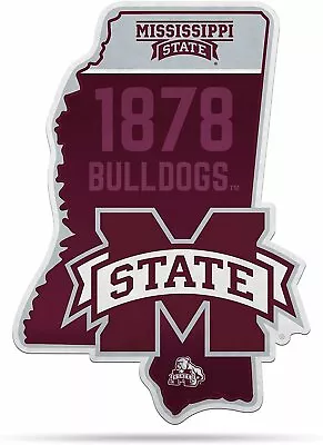 Mississippi State University Bulldogs Soft Felt Pennant State Shape Design... • $15.79