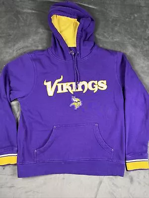 Minnesota Vikings Majestic Size Medium Hoodie Sweatshirt • $14.95