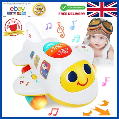 EastSun Toy For 1+ Year Old Boys Baby Toys 12 Months My First Airplane Musical • £15.69