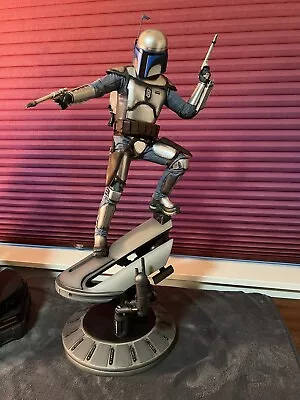 Sideshow 1/4 Scale Star Wars Jango Fett Statue With Box • $700