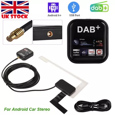 DAB DAB+ Radio Receiver USB Powered Portable Digital Radio Receiver Adapter UK • £19.89