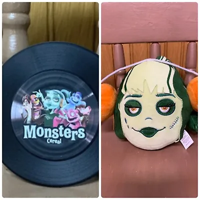 Monster Mash Limited Carmella Creeper Cereal Record & Plush Promo General Mills • $50