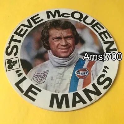 Vintage STEVE McQUEEN Le Mans STICKER -  Porsche 917  Gulf Tag Heuer - The Movie • £43.42