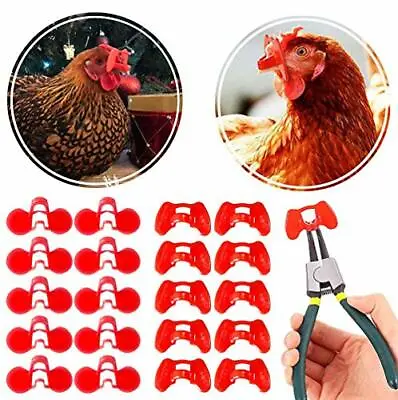 Pinless Peepers 41 Pieces With Pliers Chicken Peepers Pheasant Poultry Blinders • $15.85