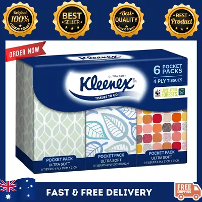 Kleenex Everyday Pocket Count Facial Tissues 54 Count • $7.55