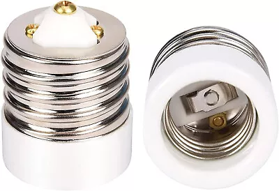 ABI Light Bulb Socket Adapter Mogul Base E39 To Medium E26 Screw Reducer • $2.99