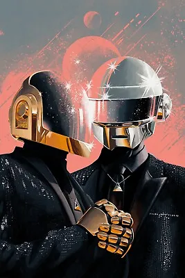 Daft Punk Giclee Poster Print Art 18x24 SIGNED Mondo • $83.99