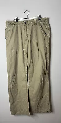 Fat Face Mens Cargo Trousers Size W36 L32 Beige Combat Walking Pants VGC • £27.45