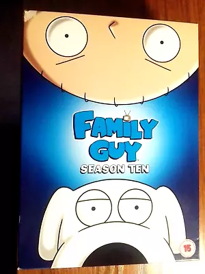 Family Guy - The Complete Season 10 discs Only No Case Or T Shirt • £2.65