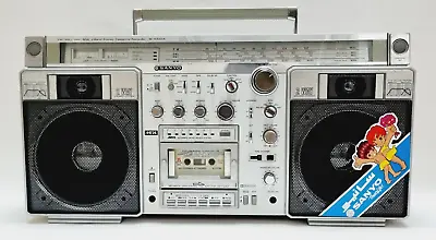 Vintage Sanyo M-X920K Boombox Ghettoblaster Stereo Radio Cassette Recorder • $2137.50