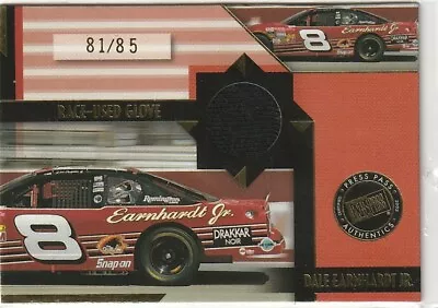 2002 Press Pass Stealth Dale Jr. Race Used Glove Card#GLC7 Serial #81/85 • $19.99