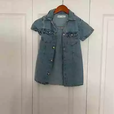 ZARA Toddler Denim Dress Size 4-5 T • $15