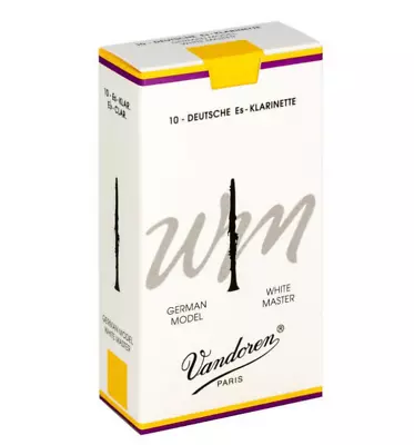 Vandoren Eb Clarinet White Master Reeds - Box Of 10 • $54.95